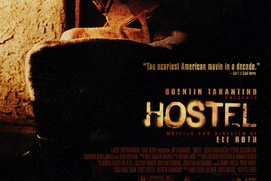 Affiche américaine du film Hostel Affiche américaine du film Hostel