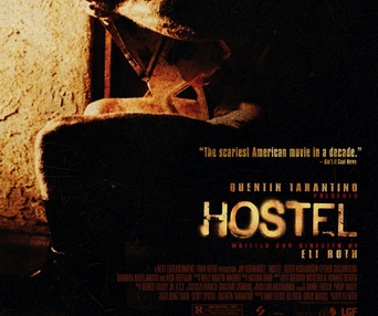 Affiche américaine du film Hostel