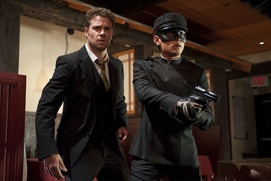 Une scène du film The Green Hornet