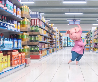 Une scène du film Sing
