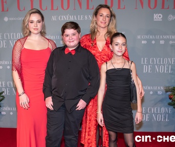 Tapis rouge du film Le cyclone de Noël
