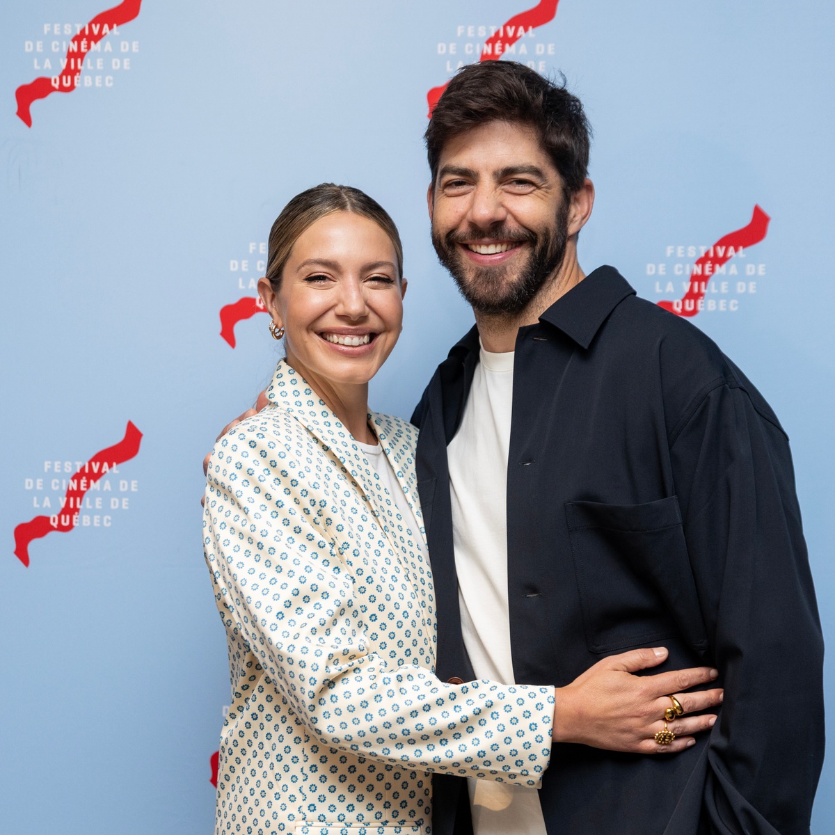 Sur le tapis rouge du film Simple comme Sylvain au FCVQ 2023