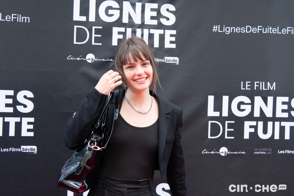Sur le tapis rouge du film Lignes de fuite