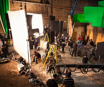 Sur le plateau du film Immortals