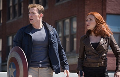 Une scène du film Captain America:The Winter Soldier