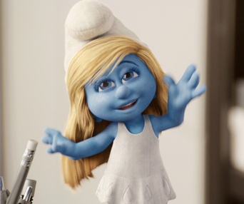 Une scène du film The Smurfs
