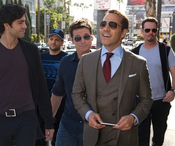Une scène du film Entourage