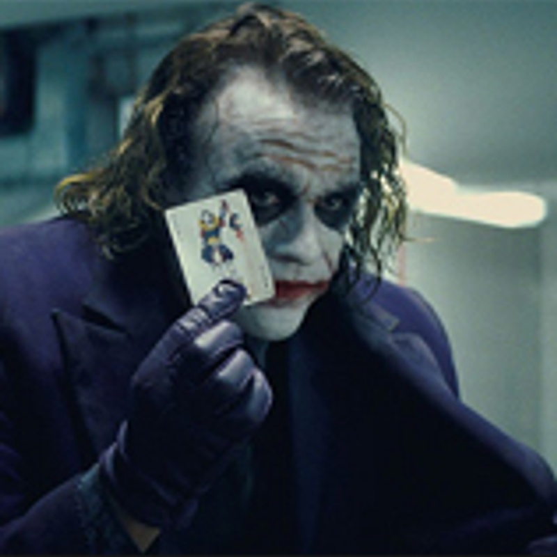 Heath Ledger dans Le chevalier noir