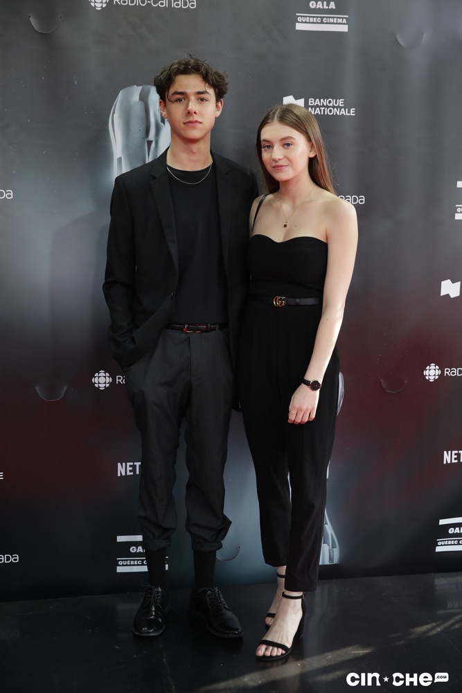 Sur le tapis rouge du Gala Québec Cinéma 2019