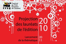 Affiche du Festival du film étudiant de Québec