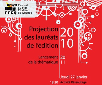 Affiche du Festival du film étudiant de Québec