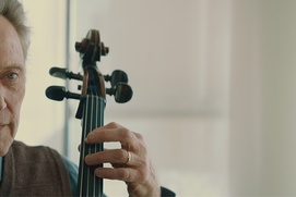 Une scène du film A late quartet