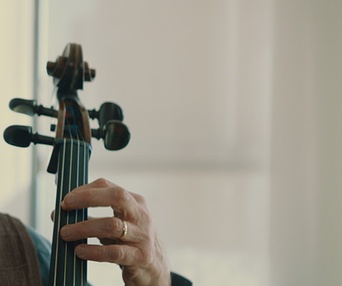 Une scène du film A late quartet