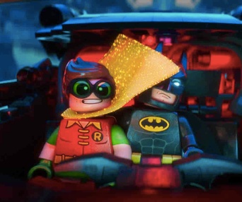 Une scène du film The Lego Batman Movie