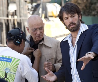 Sur le plateau du film Argo