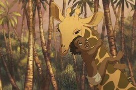 Une scène du film Zarafa