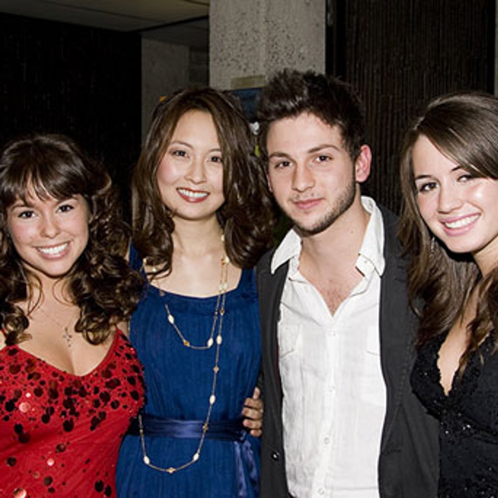 Roxanne Gaudette L'oiseau, Kim Lambert, Maxime Desbiens-Tremblay et Alyssa Labelle.
