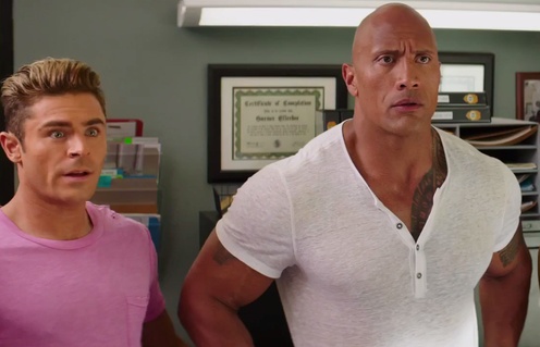 Une scène du film Baywatch