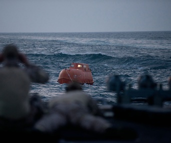 Une scène du film Captain Phillips