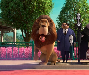 Une scène du film The Addams Family