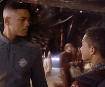 Une scène du film After Earth
