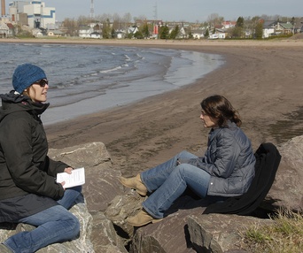 Sur le plateau du film Ressac