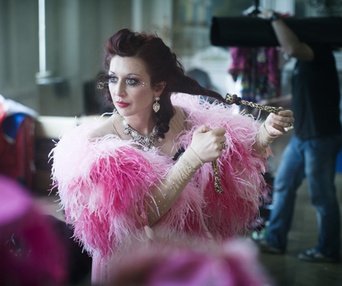 Une scène du film Tournée