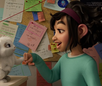 Une scène du film Over the Moon
