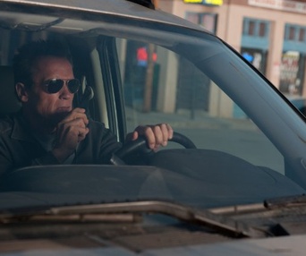 Une scène du film The Last Stand