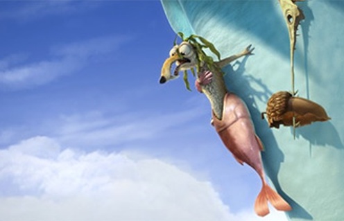 Une scène du film Ice Age : Continental Drift