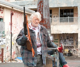 Une scène du film Hobo with a Shotgun
