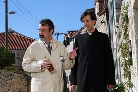 Une scène du film Bonté divine