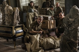 Une scène du film The Monuments Men Une scène du film The Monuments Men