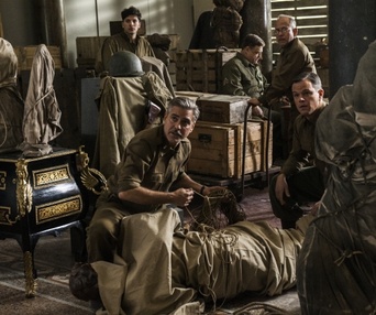 Une scène du film The Monuments Men