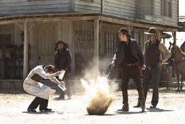 Une scène du film Cowboys & Aliens