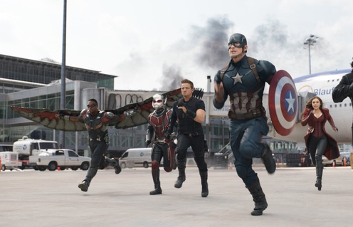 Une scène du film Captain America: Civil War