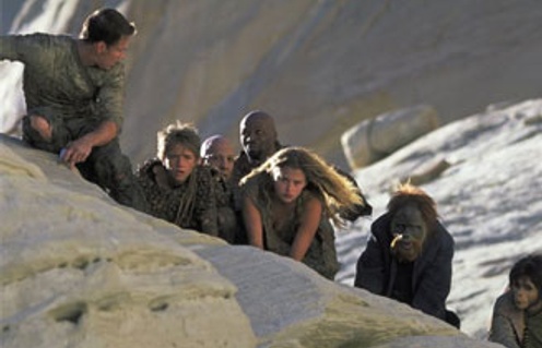 Une scène du film Planet of the Apes