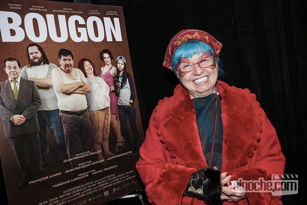 Sur le tapis rouge du film Votez Bougon