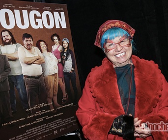 Sur le tapis rouge du film Votez Bougon