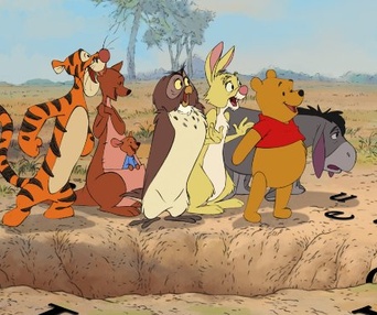 Une scène du film Winnie the Pooh