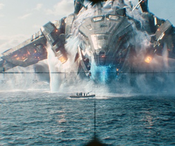 Une scène du film Battleship