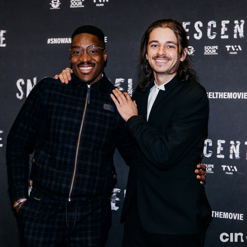 Sur le tapis rouge du film Snow Angel