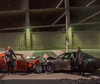Une scène du film Furious 7
