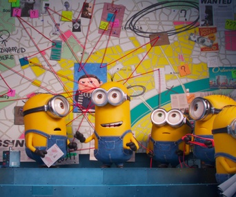 Une scène du film Minions: The Rise of Gru