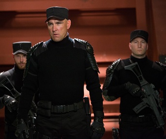 Une scène du film Escape Plan