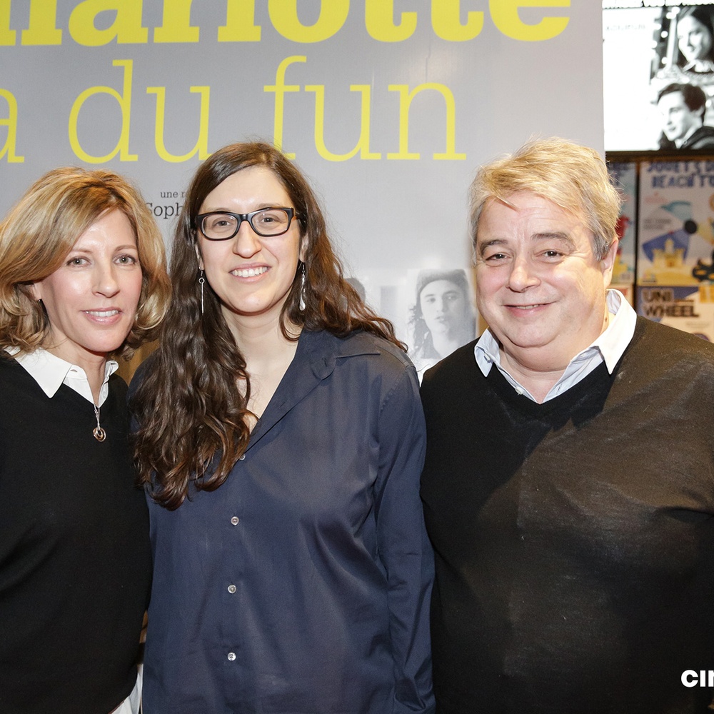 Sur le tapis rouge du film Charlotte a du fun