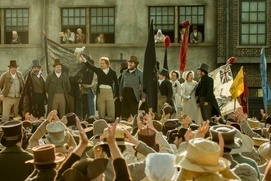 Une scène du film Peterloo
