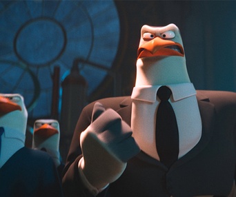 Une scène du film Storks