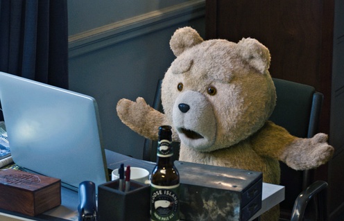 Une scène du film Ted 2