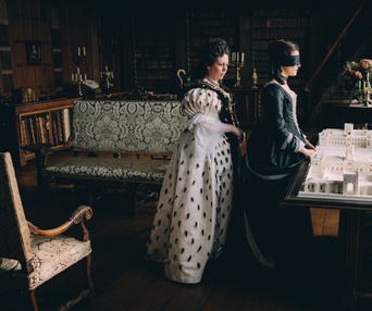 Une scène du film The Favourite